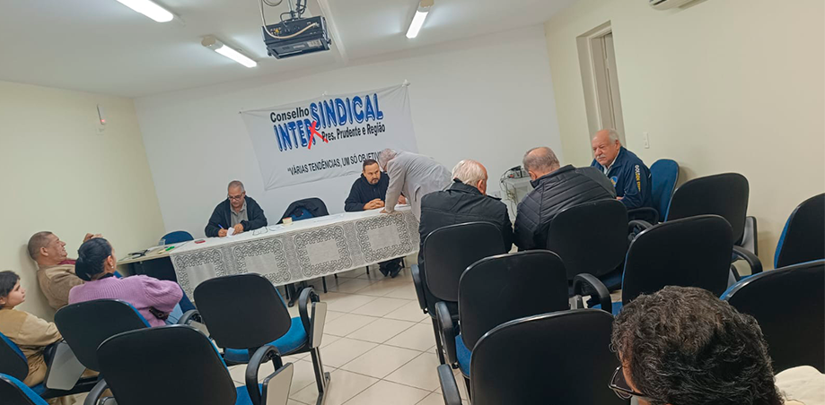 Conselho Intersindical de Presidente Prudente e Região elege nova diretoria
