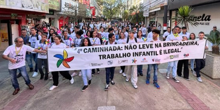 CONSELHO INTERSINDICAL PARTICIPOU DE EVENTOS SOBRE TRABALHO INFANTIL