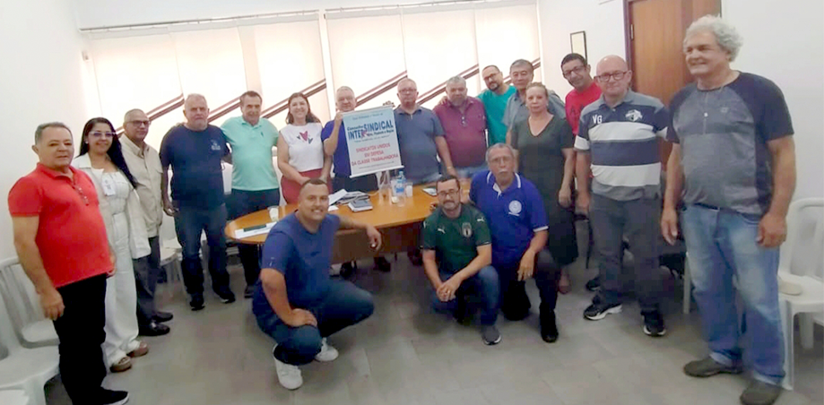 Nova diretoria do Conselho Intersindical realiza primeira reunião plenária