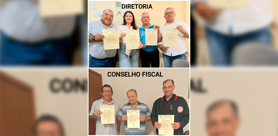 Diretoria e conselho fiscal do Conselho Intersindical são homenageados
