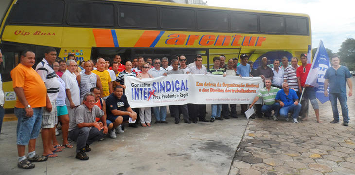 Conselho Intersindical participa da Macha Sindical a Brasília